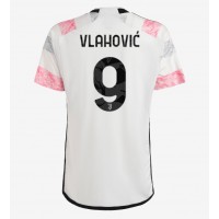 Pánský Fotbalový dres Juventus Dusan Vlahovic #9 2023-24 Venkovní Krátký Rukáv